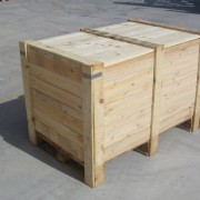 Caja madera a medida transporte aereo